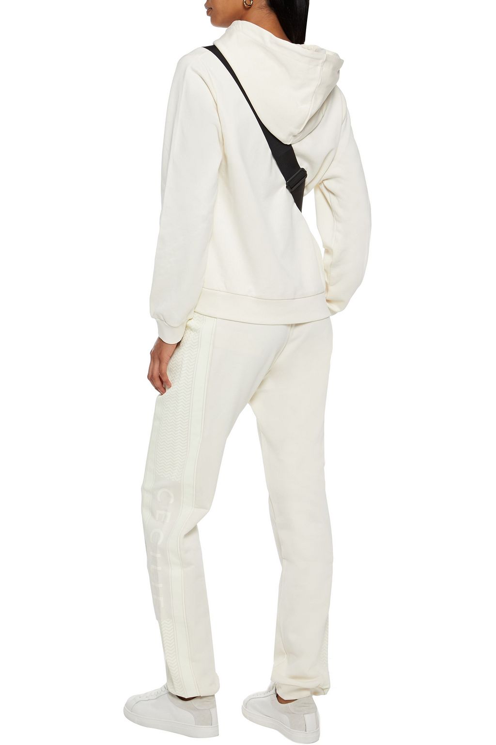 SUMMERY COPENHAGEN Manila printed organic French cotton-terry hoodie