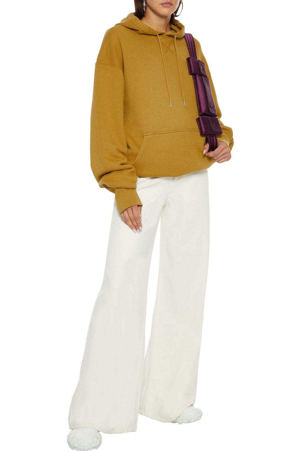 EYTYS Lewis appliquéd French cotton-terry hoodie