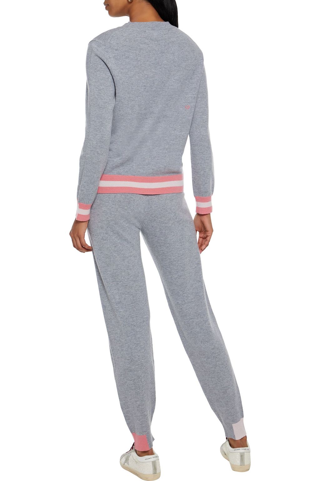 CHINTI & PARKER Wool and cashmere-blend track pants