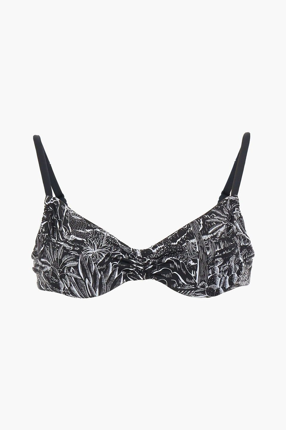 Maison Lejaby Sierra Nevada ruched printed bikini top