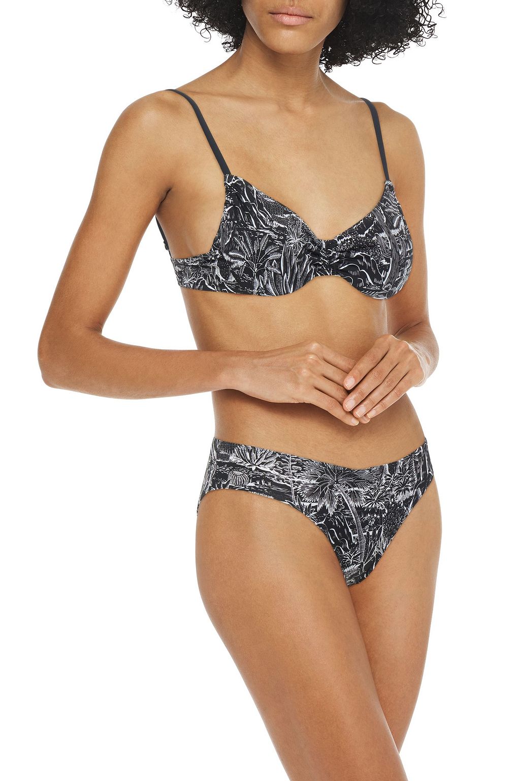 MAISON LEJABY Sierra Nevada printed low-rise bikini briefs