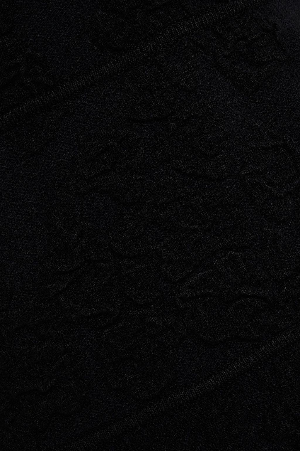 LELA ROSE Flared cloqué mini dress