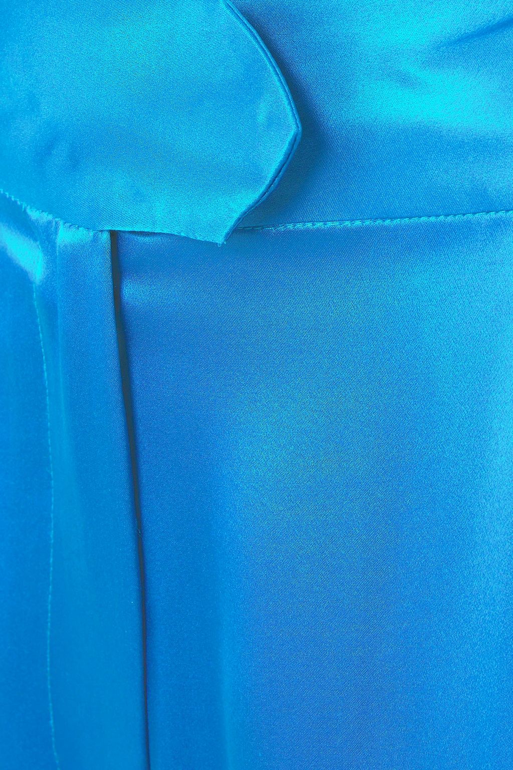 MICHELLE MASON Pleated silk-charmeuse wide-leg pants