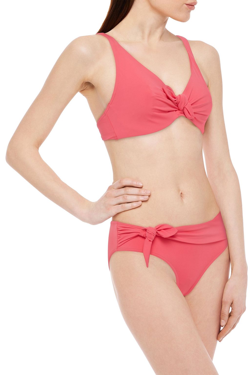 MAISON LEJABY Norma Jeane knotted bikini top