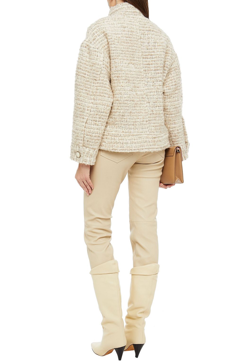 IRO Valensina Jacke aus Bouclé-Tweed aus einer Wollmischung