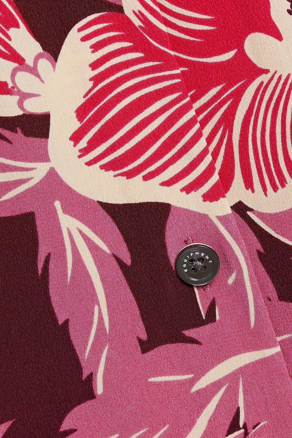 EQUIPMENT Floral-print silk crepe de chine shirt