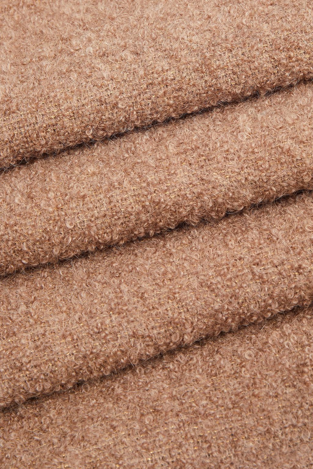 BRUNELLO CUCINELLI Fringed alpaca-blend bouclé scarf