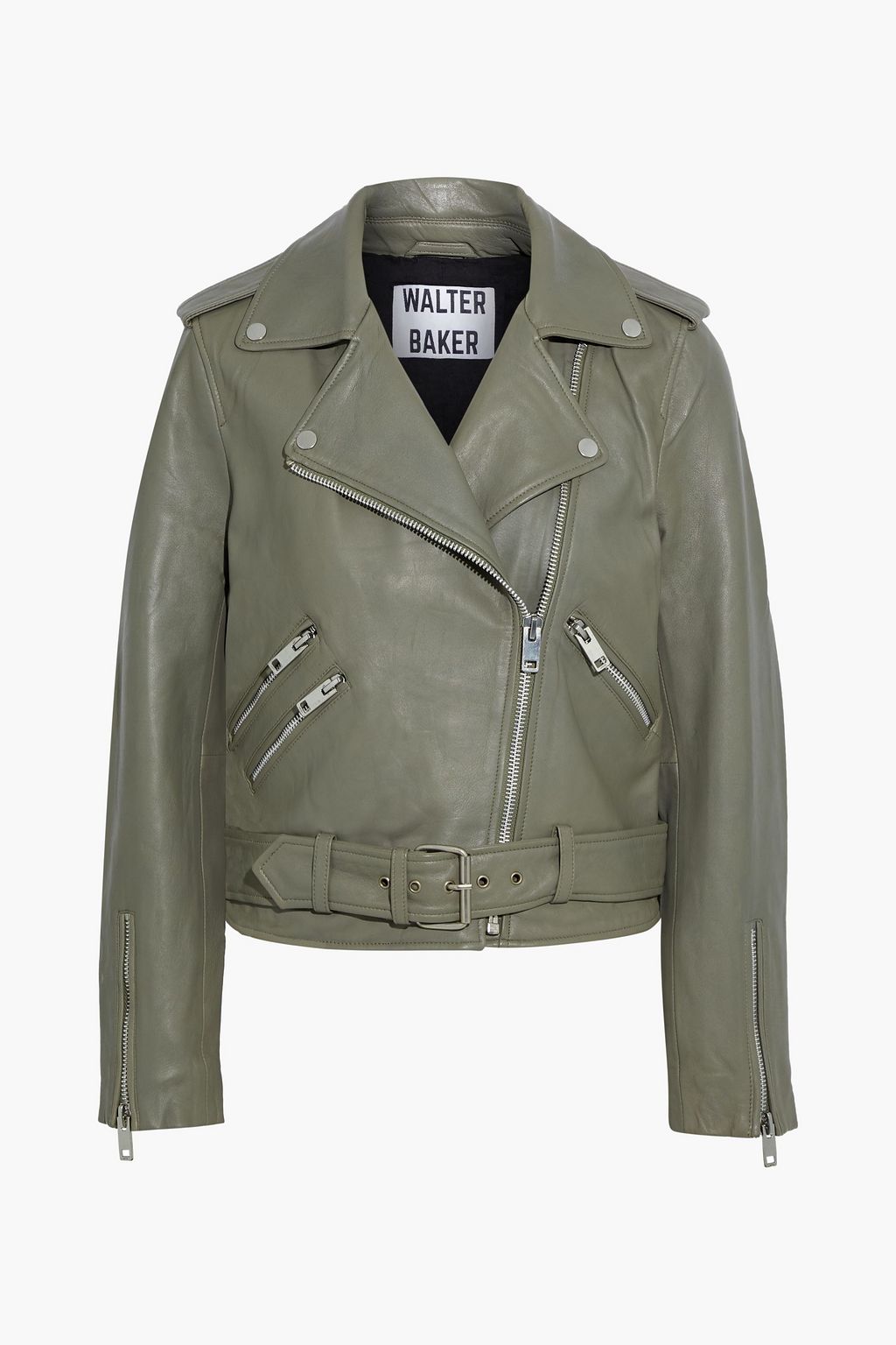 kiki leather biker jacket