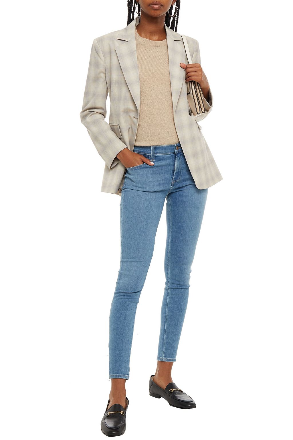 J BRAND Mid-rise skinny jeans