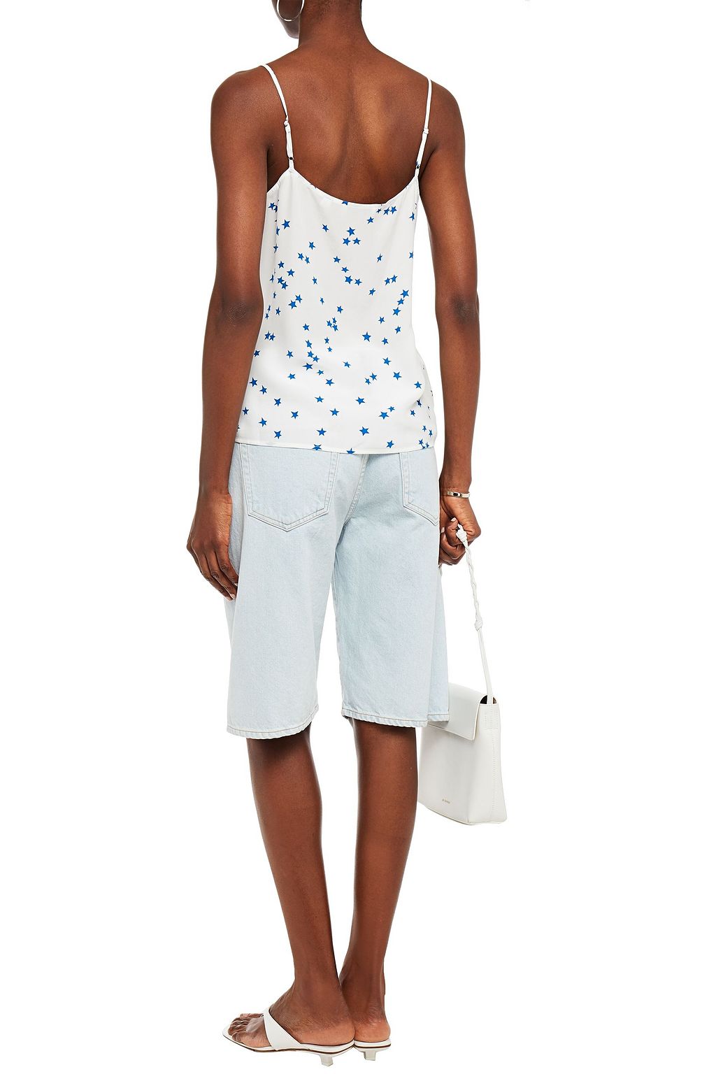 EQUIPMENT Layla printed washed-silk camisole