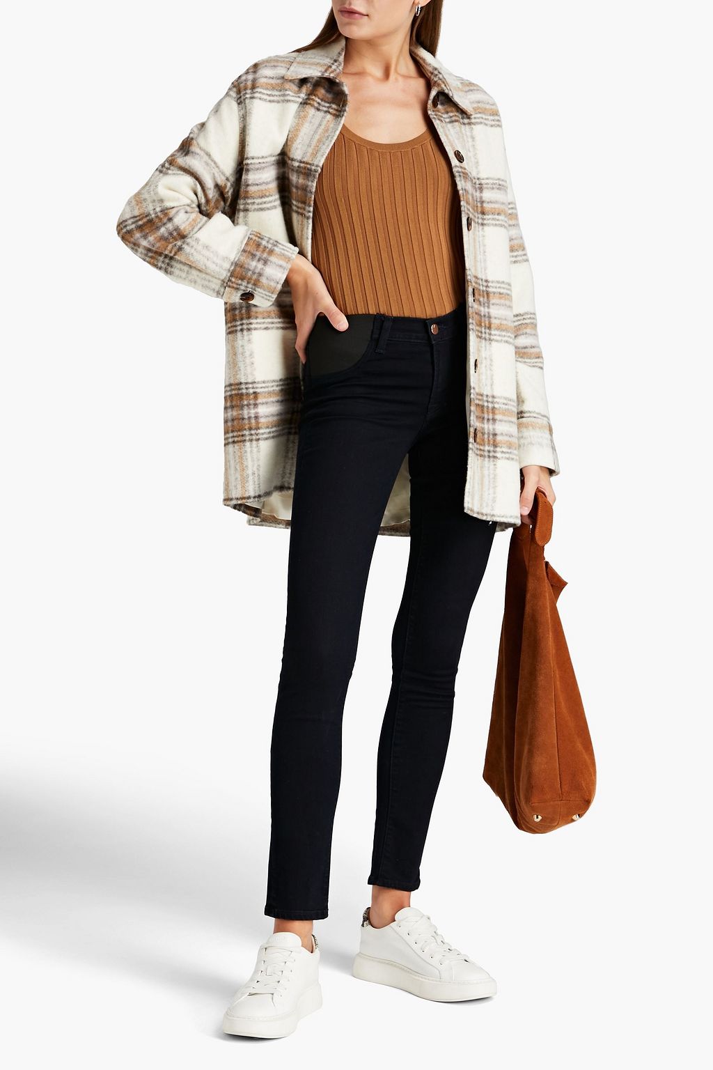 J BRAND Mid-rise skinny jeans