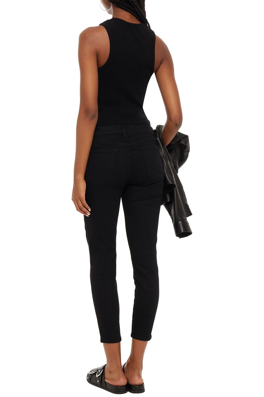 J BRAND Mid-rise skinny jeans