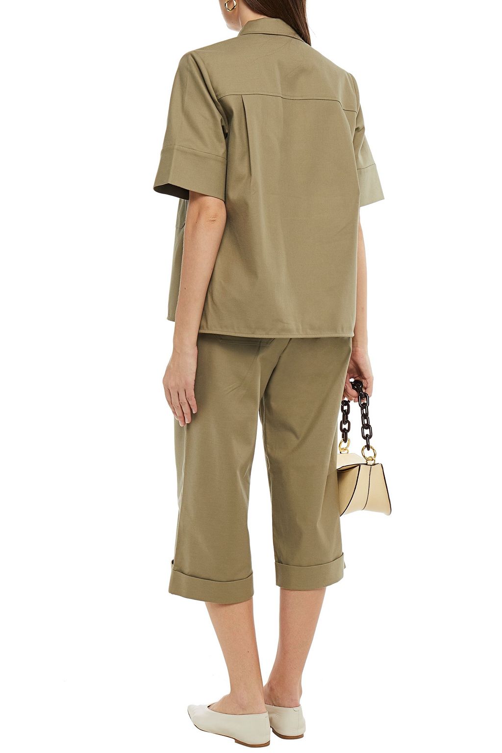 EQUIPMENT Cotton-blend twill shirt