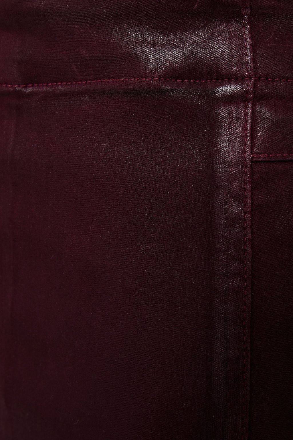 J BRAND Coated metallic high-rise skinny jeans