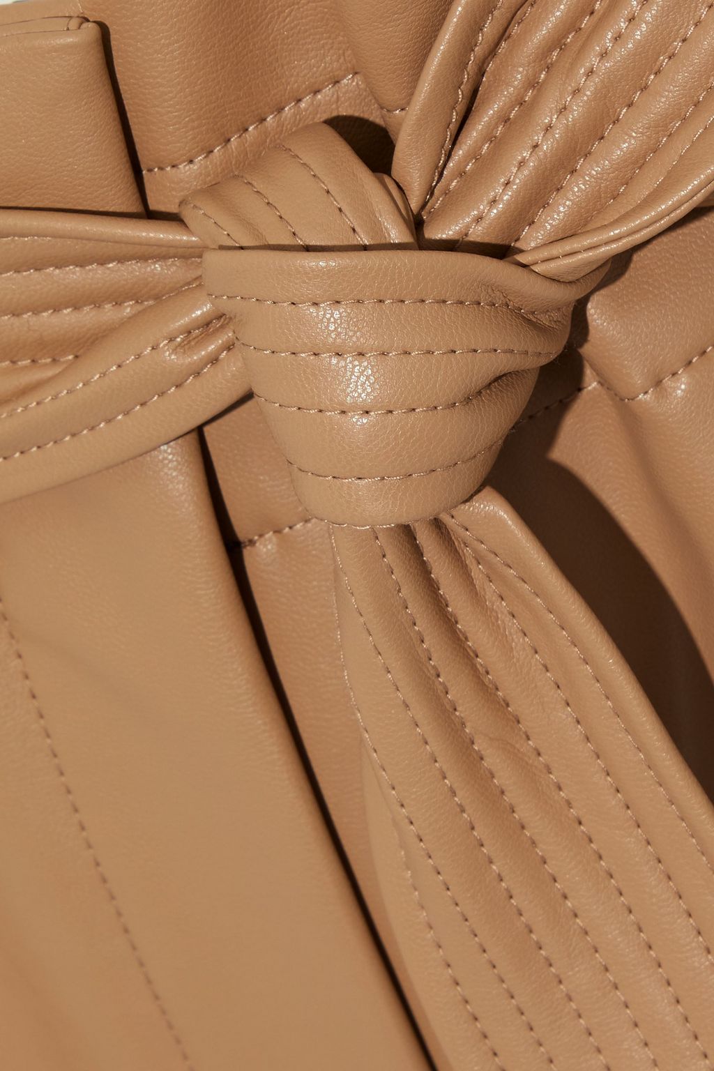 A.L.C. Cobey cropped pleated faux leather tapered pants