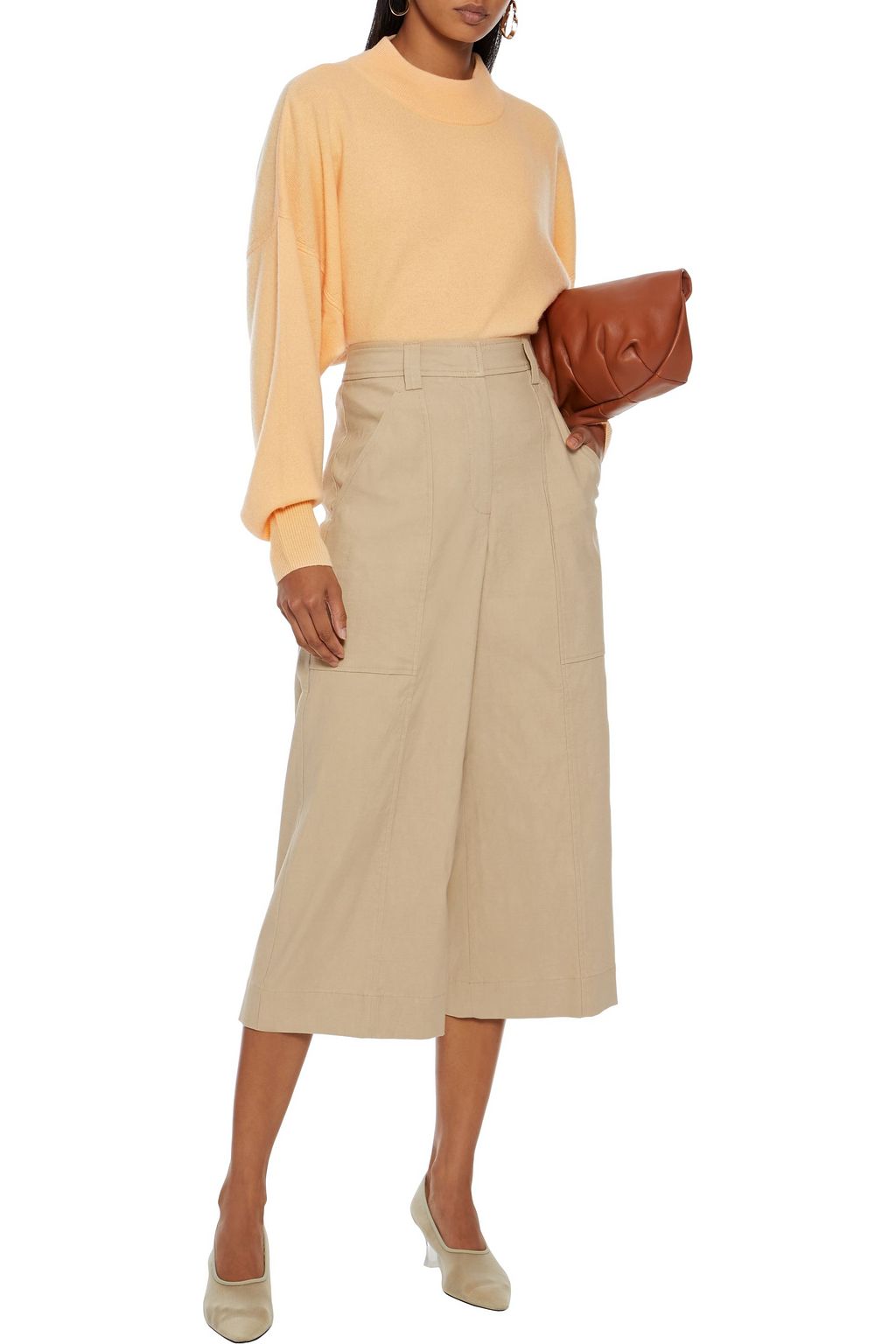A.L.C. Cavelle linen-blend culottes