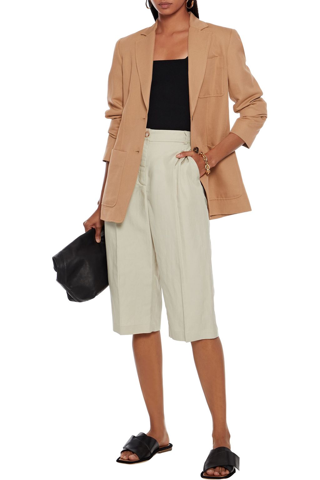 A.L.C. Ludlow cotton and linen-blend twill blazer