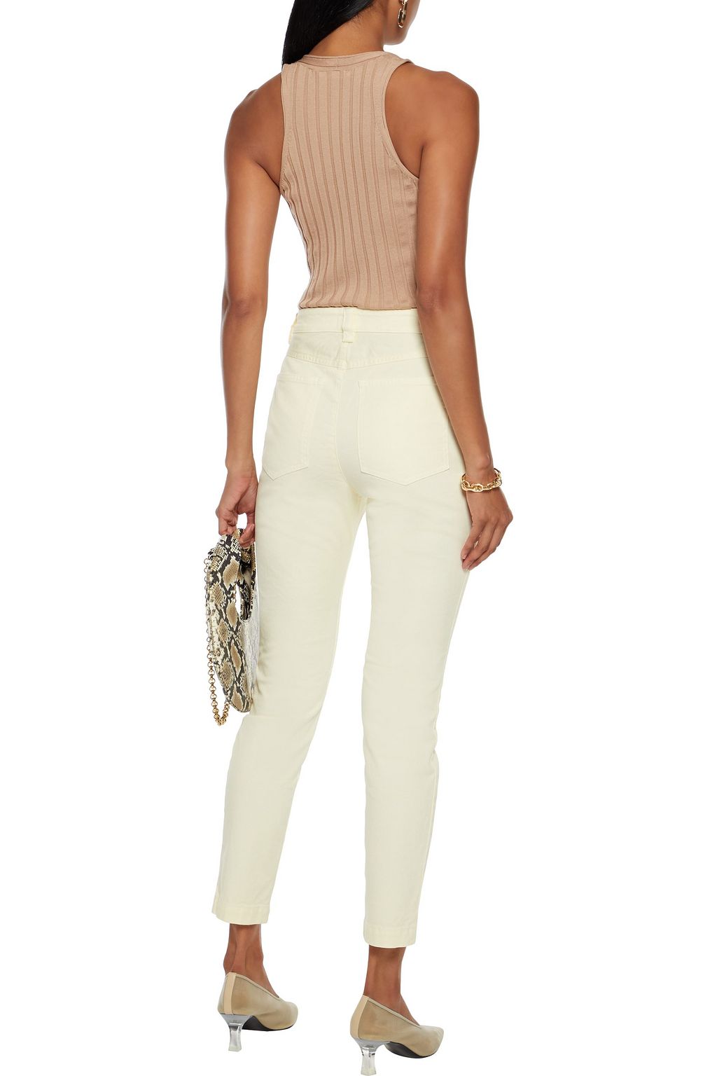 A.L.C. Aiden cotton-blend twill skinny pants