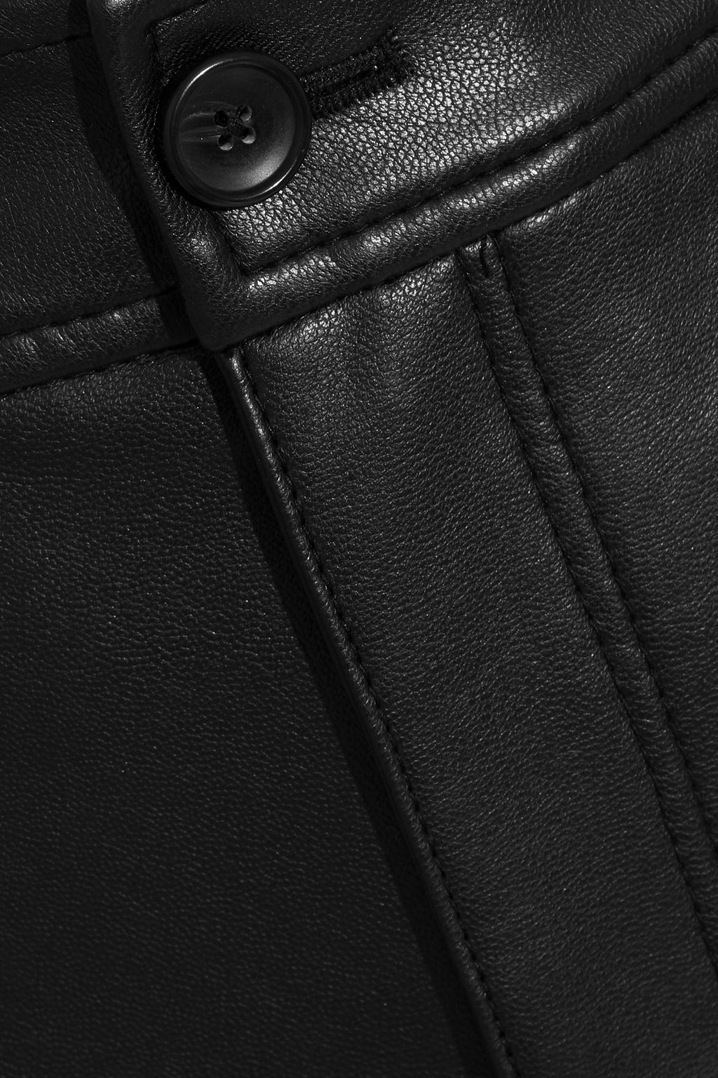 A.L.C. Wiles cropped faux leather wide-leg pants