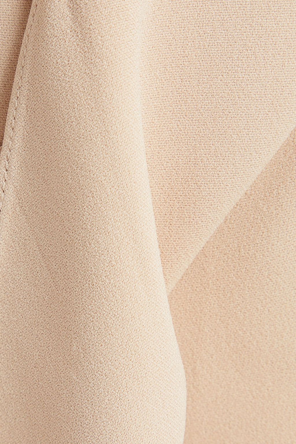 ROLAND MOURET Vasa bow-embellished crepe peplum top