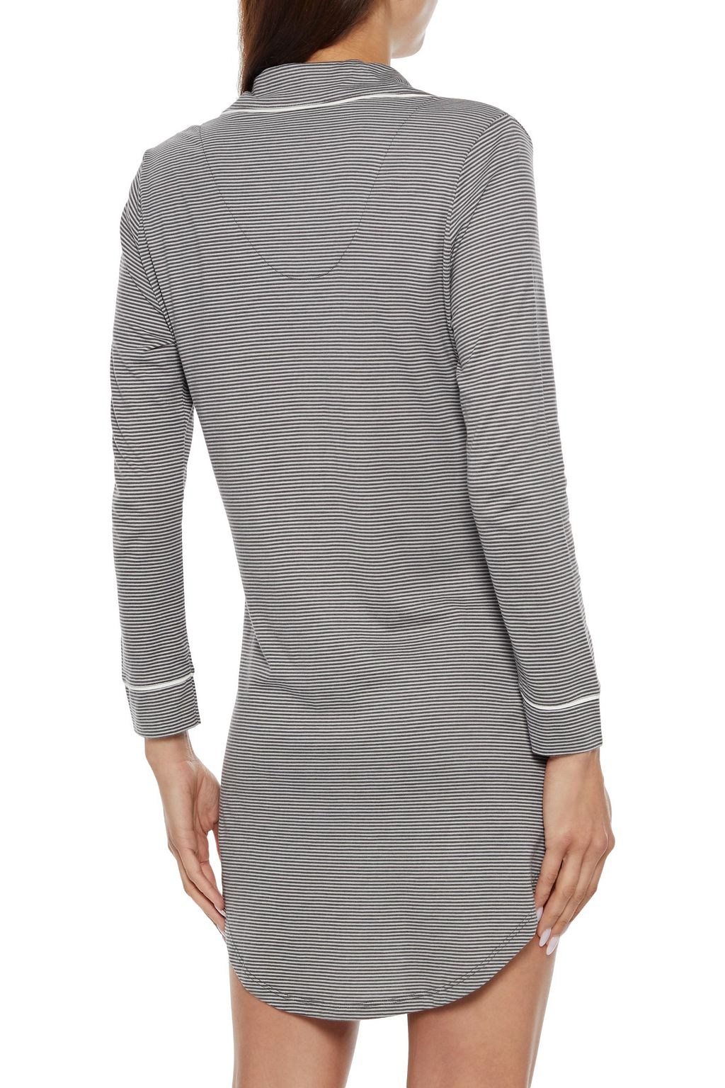 COSABELLA Bella striped Pima cotton and modal-blend nightshirt