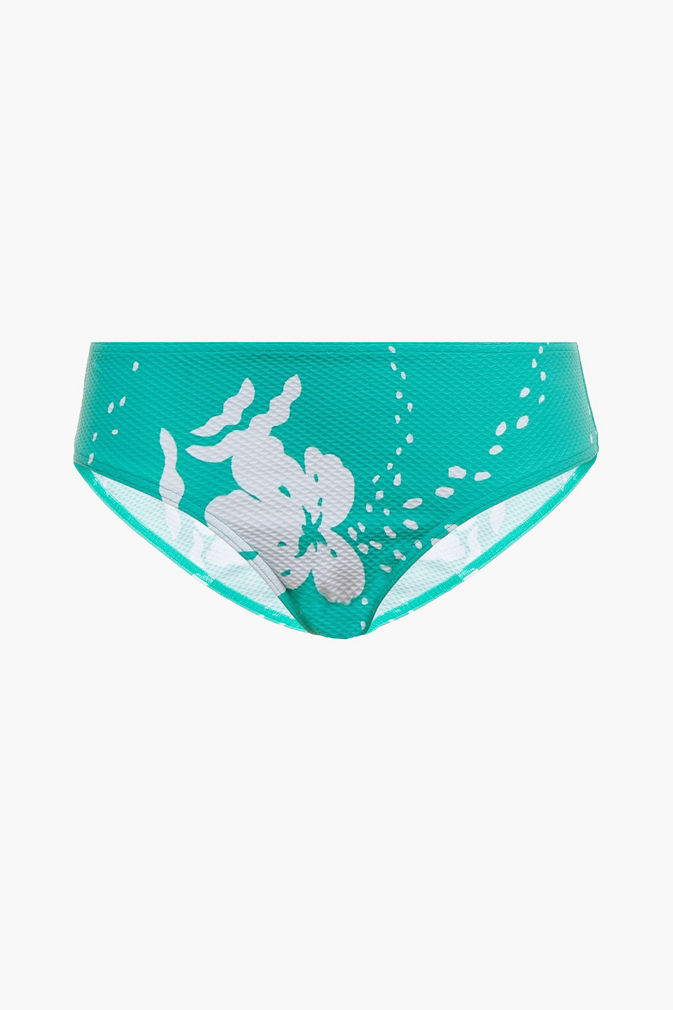 Maison Lejaby Tropical printed stretch-piqué low-rise bikini briefs