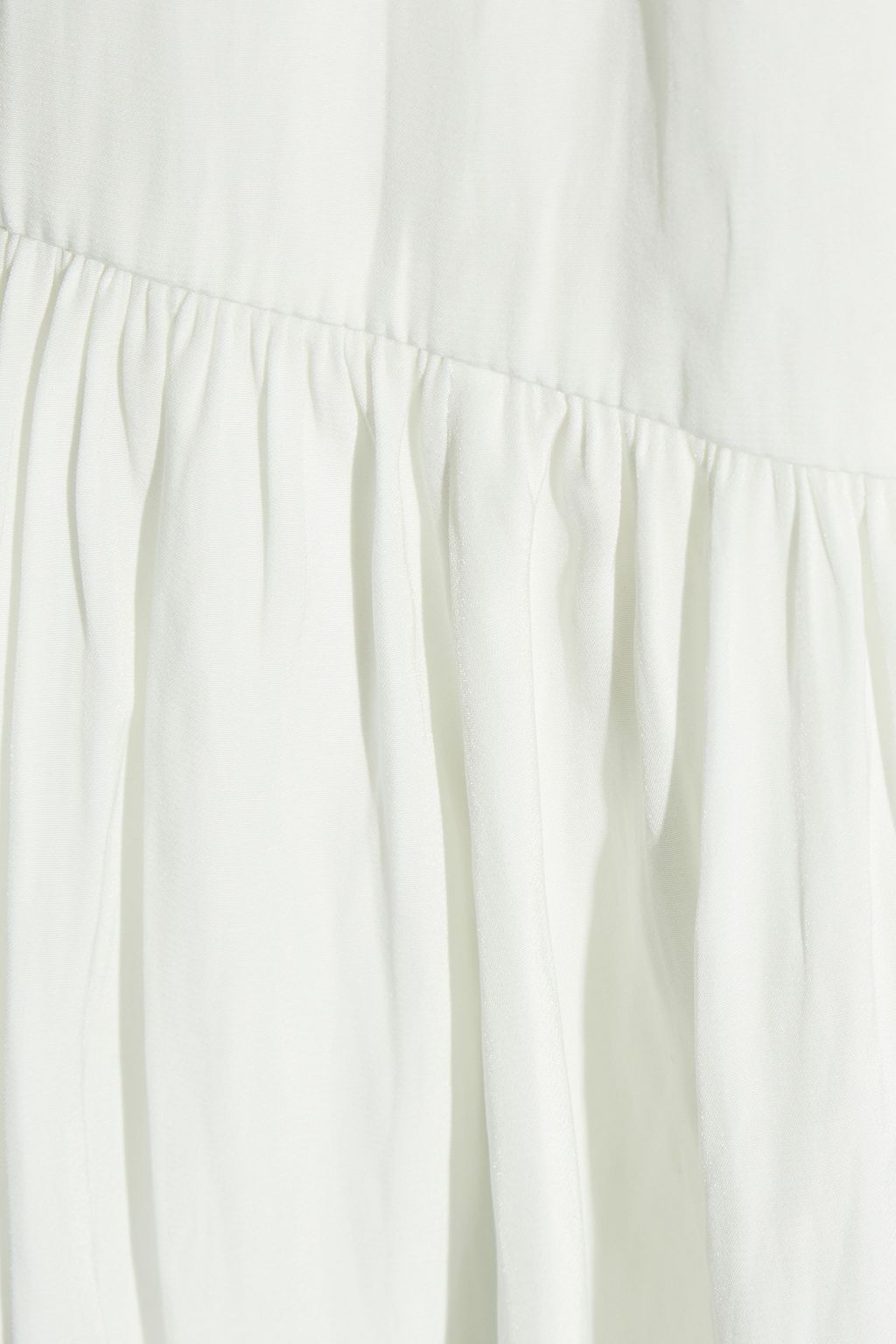A.L.C. Jen belted gathered voile mini dress