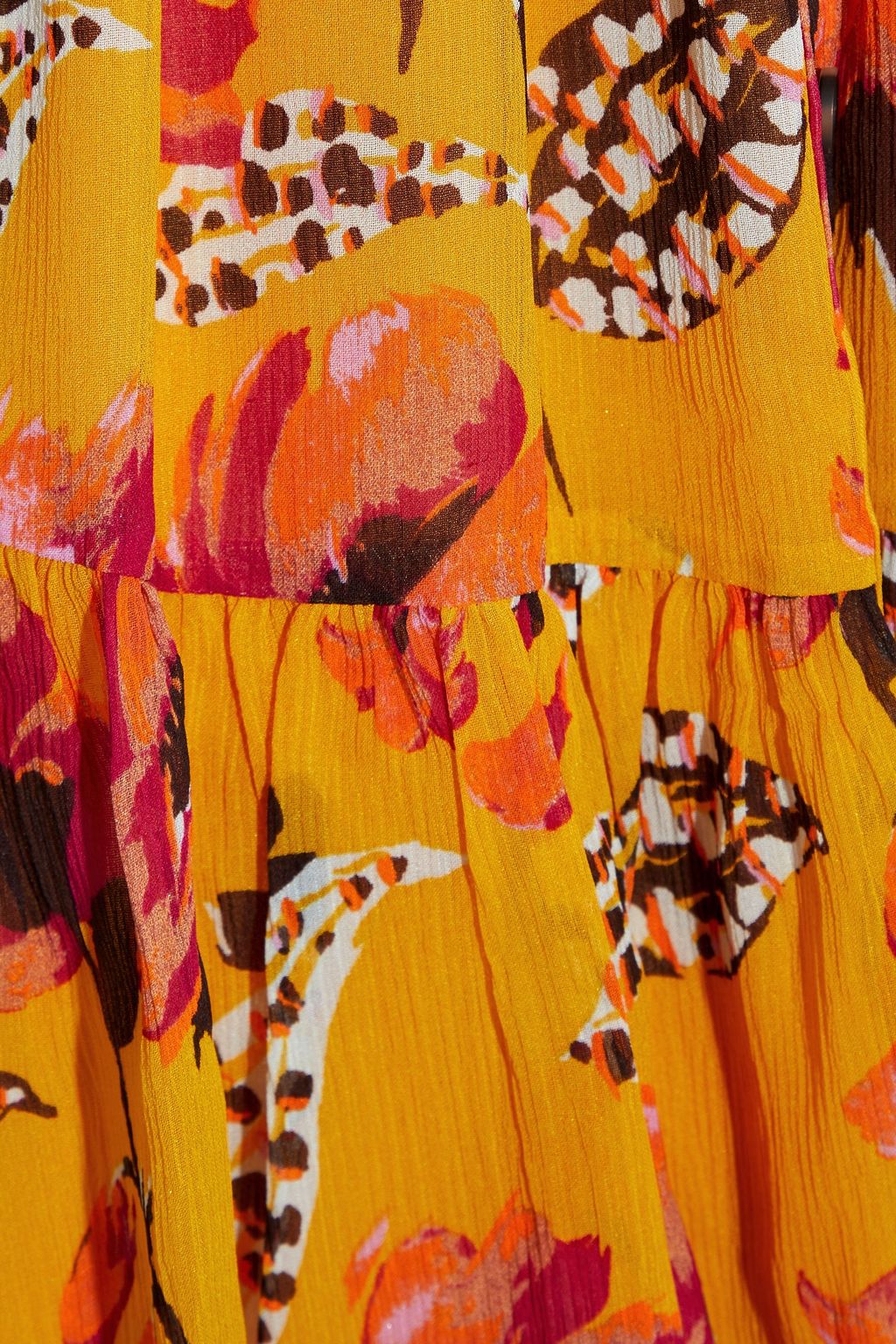 A.L.C. Jen belted floral-print silk-crepon mini dress