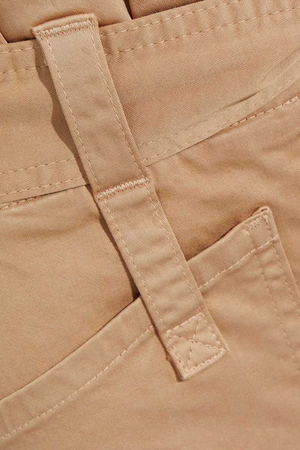 A.L.C. Coburn II cropped belted cotton-blend tapered pants