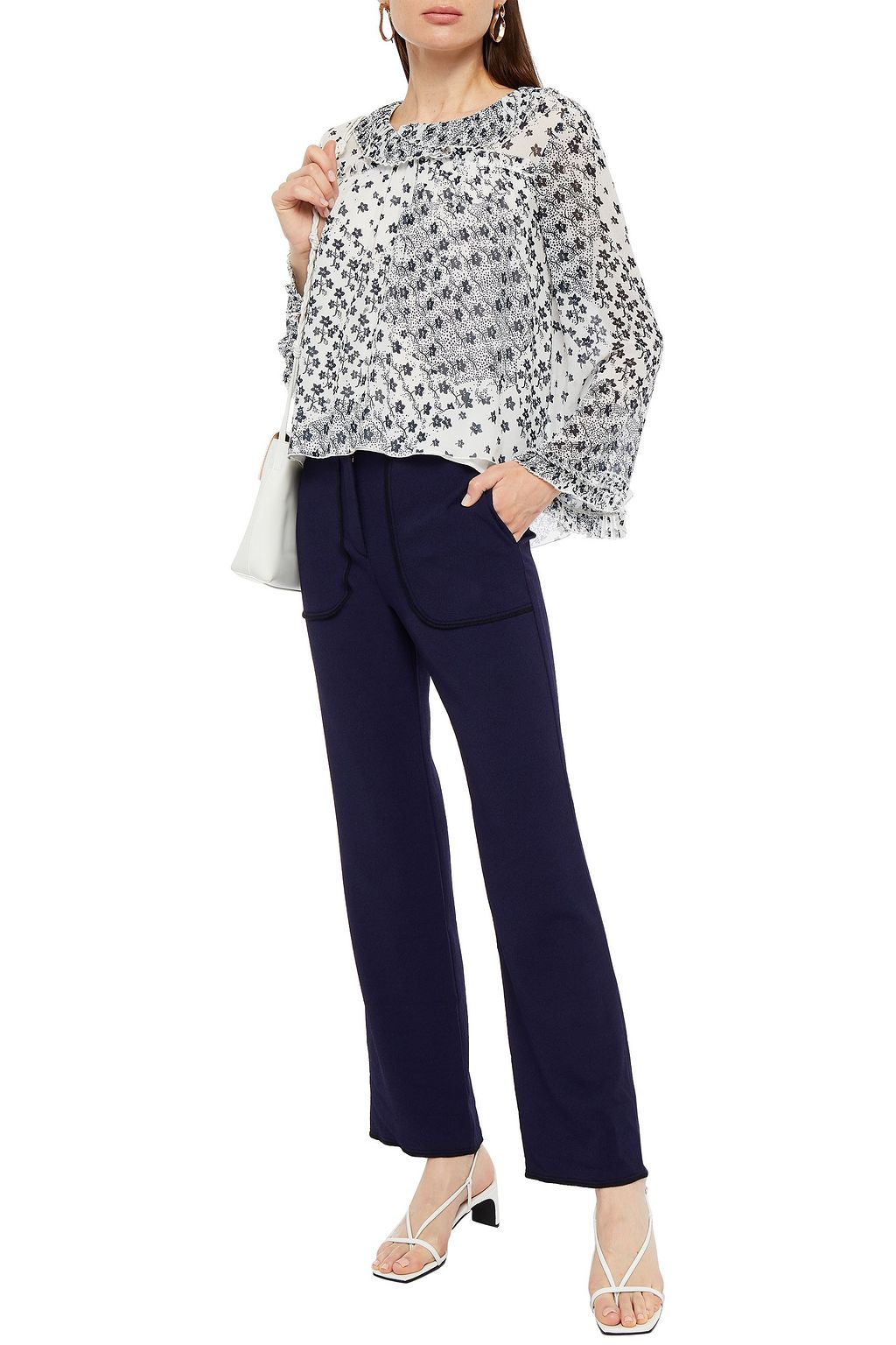 SEE BY CHLOÉ Floral-print georgette top