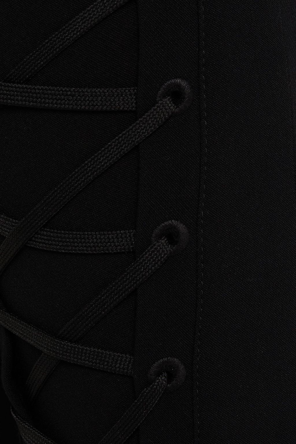 PIERRE BALMAIN Lace-up jersey skinny pants