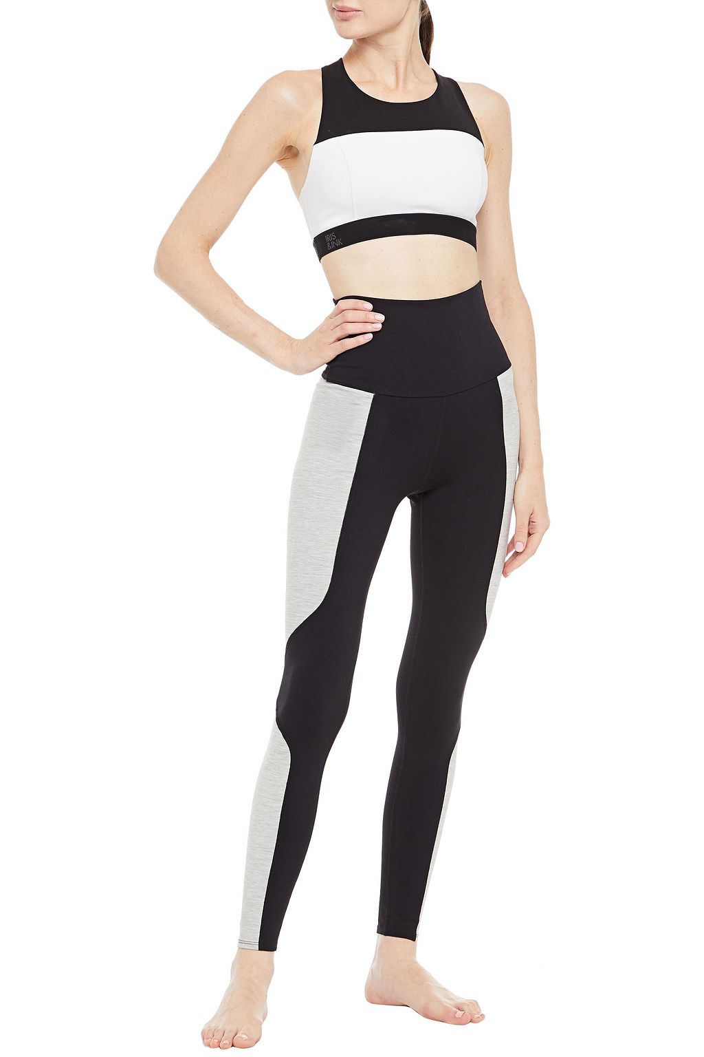 LIVE THE PROCESS Geometric stretch-Supplex leggings