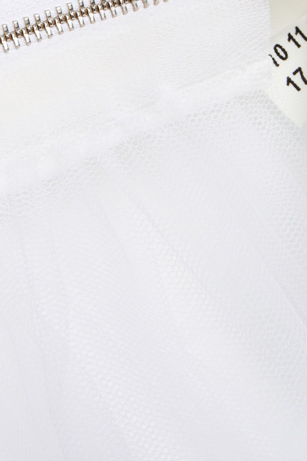 MM6 MAISON MARGIELA Zip-embellished tulle midi skirt