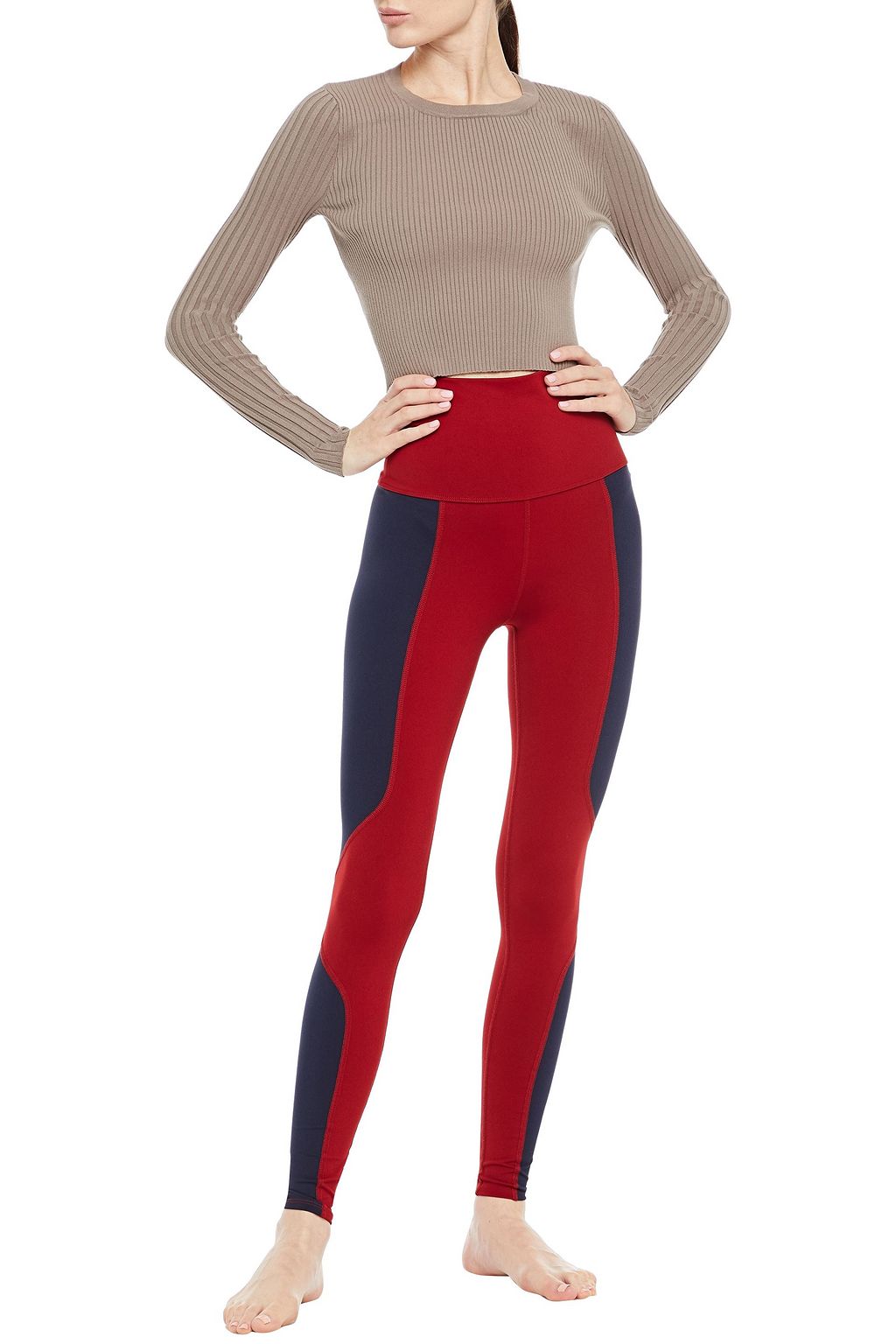 LIVE THE PROCESS Geometric stretch-Supplex leggings