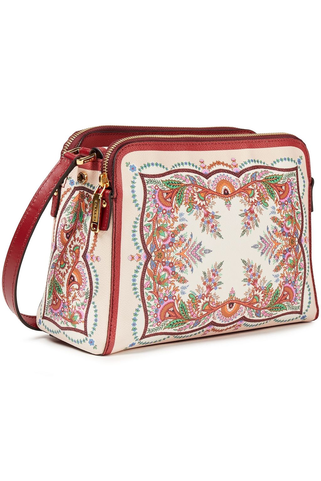 ETRO Bedruckte Schultertasche aus Kunstleder