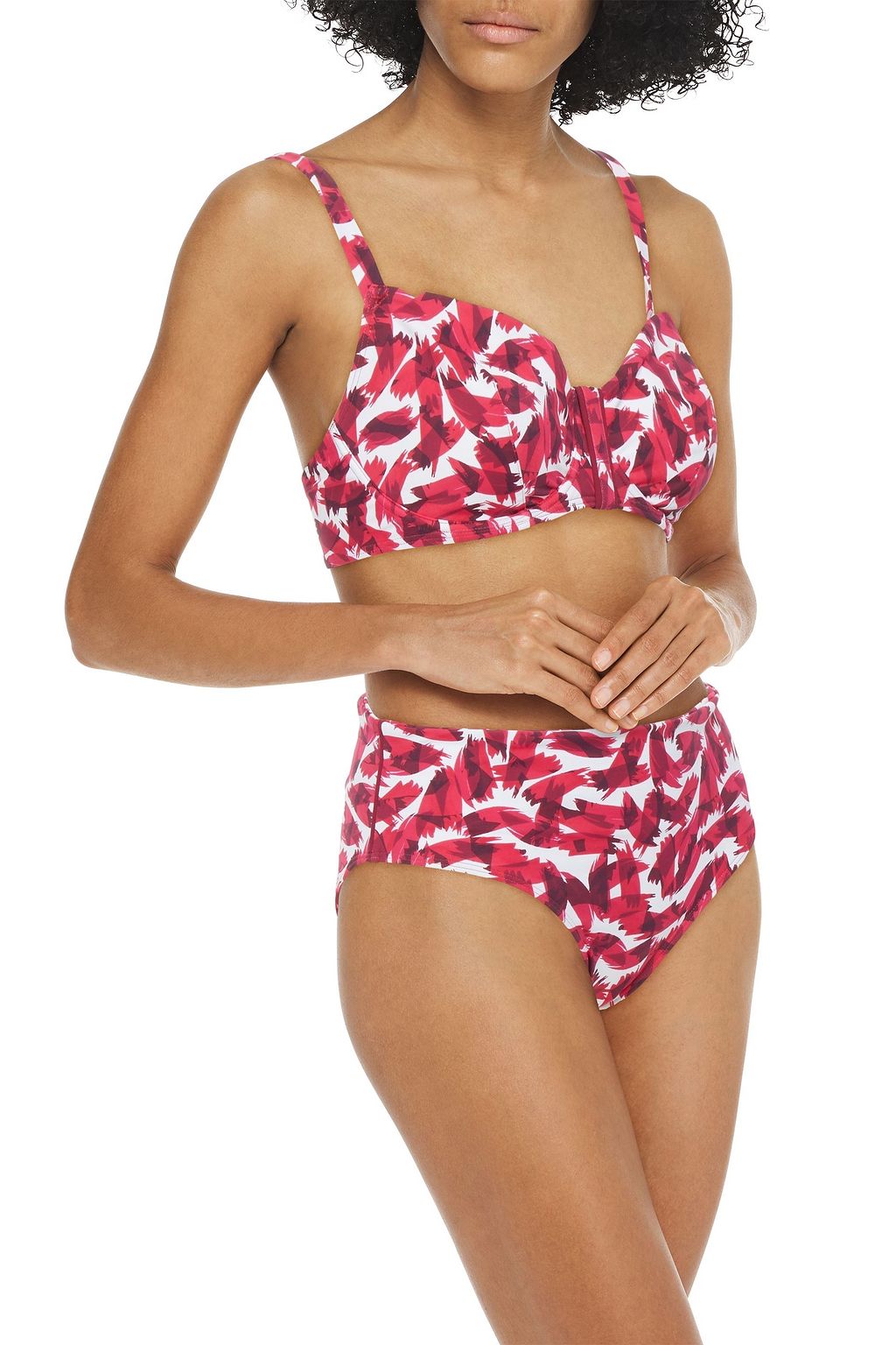 SIMONE PÉRÈLE Printed bikini top