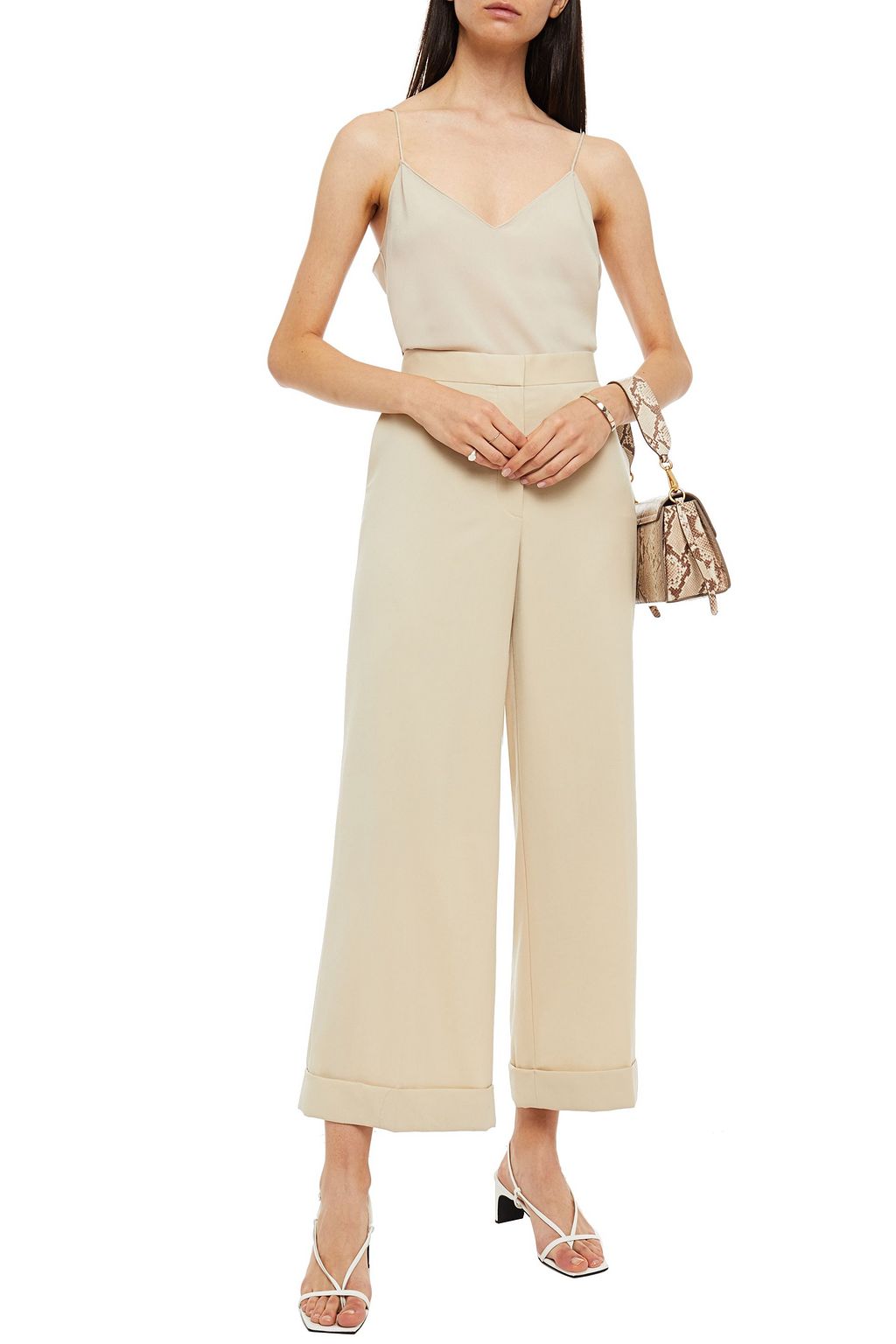 THEORY Stretch-crepe camisole