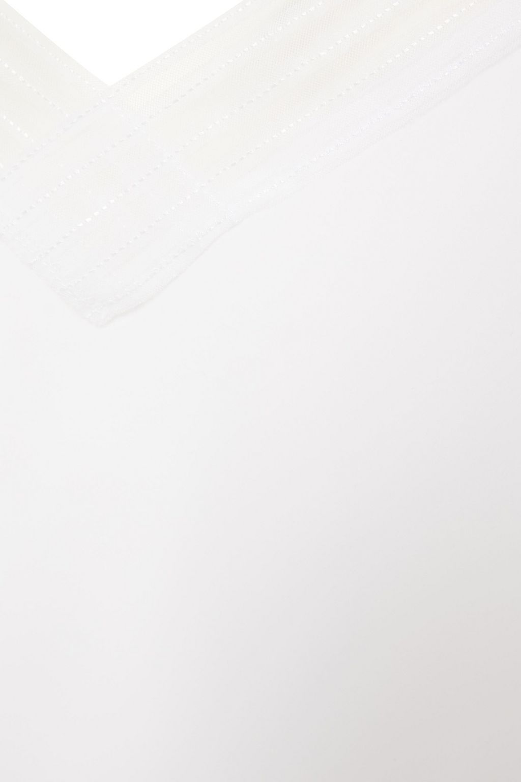 SIMONE PÉRÈLE Mesh-trimmed crepe de chine camisole