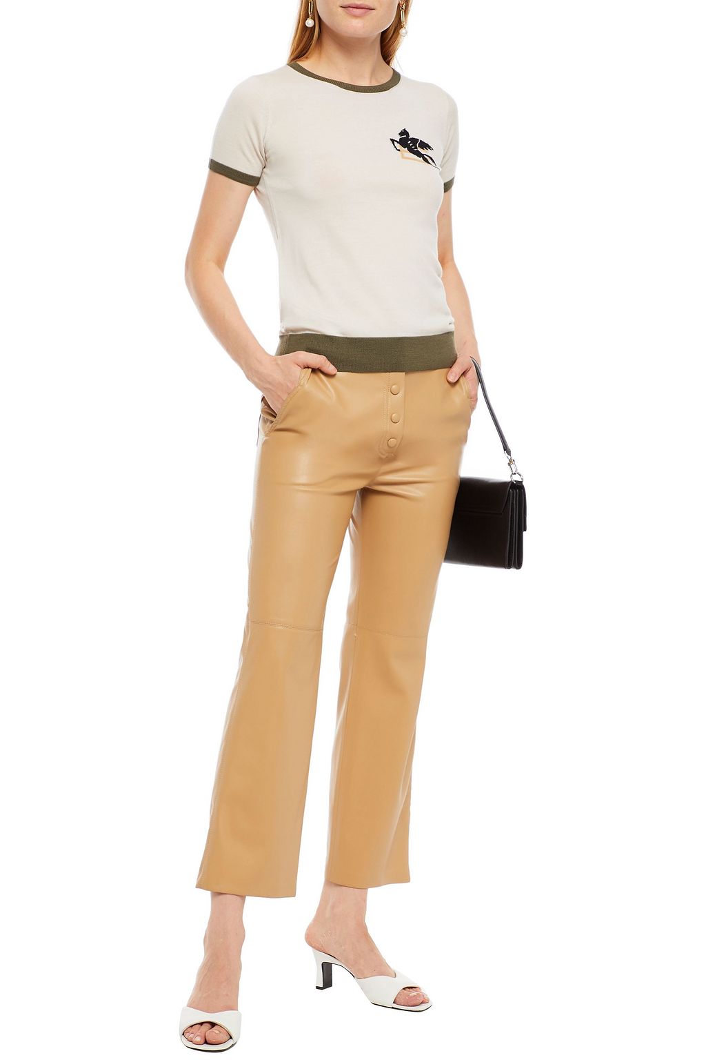 ETRO Jacquard-knit wool top