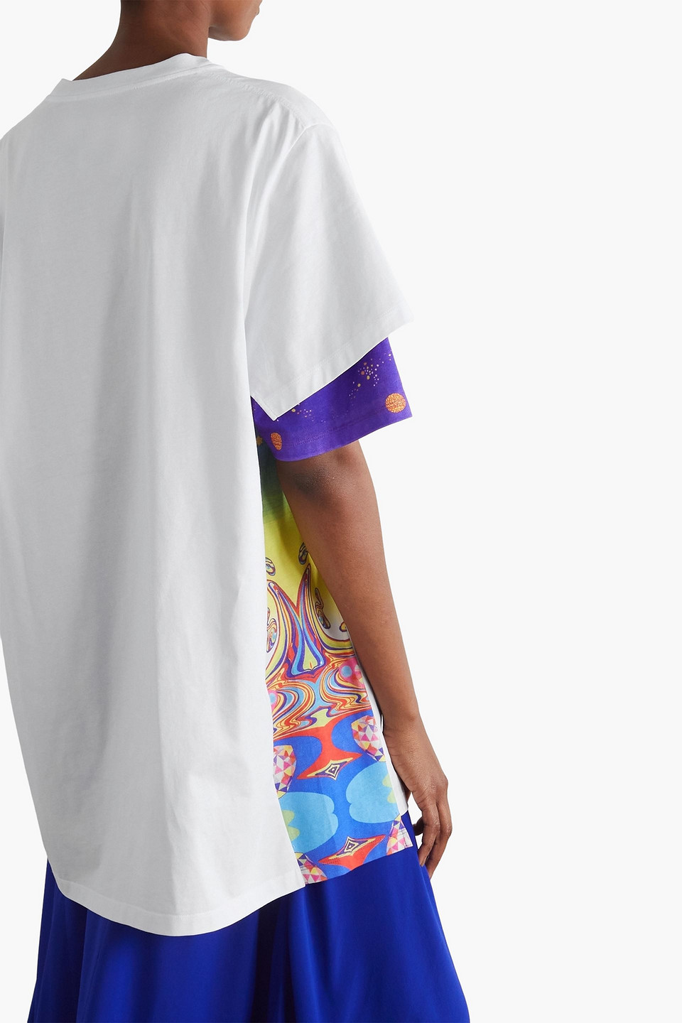  Stella Mccartney - The Beatles Get Back Oversized Layered Printed Cotton-jersey T-shirt - Purple - It 36 
