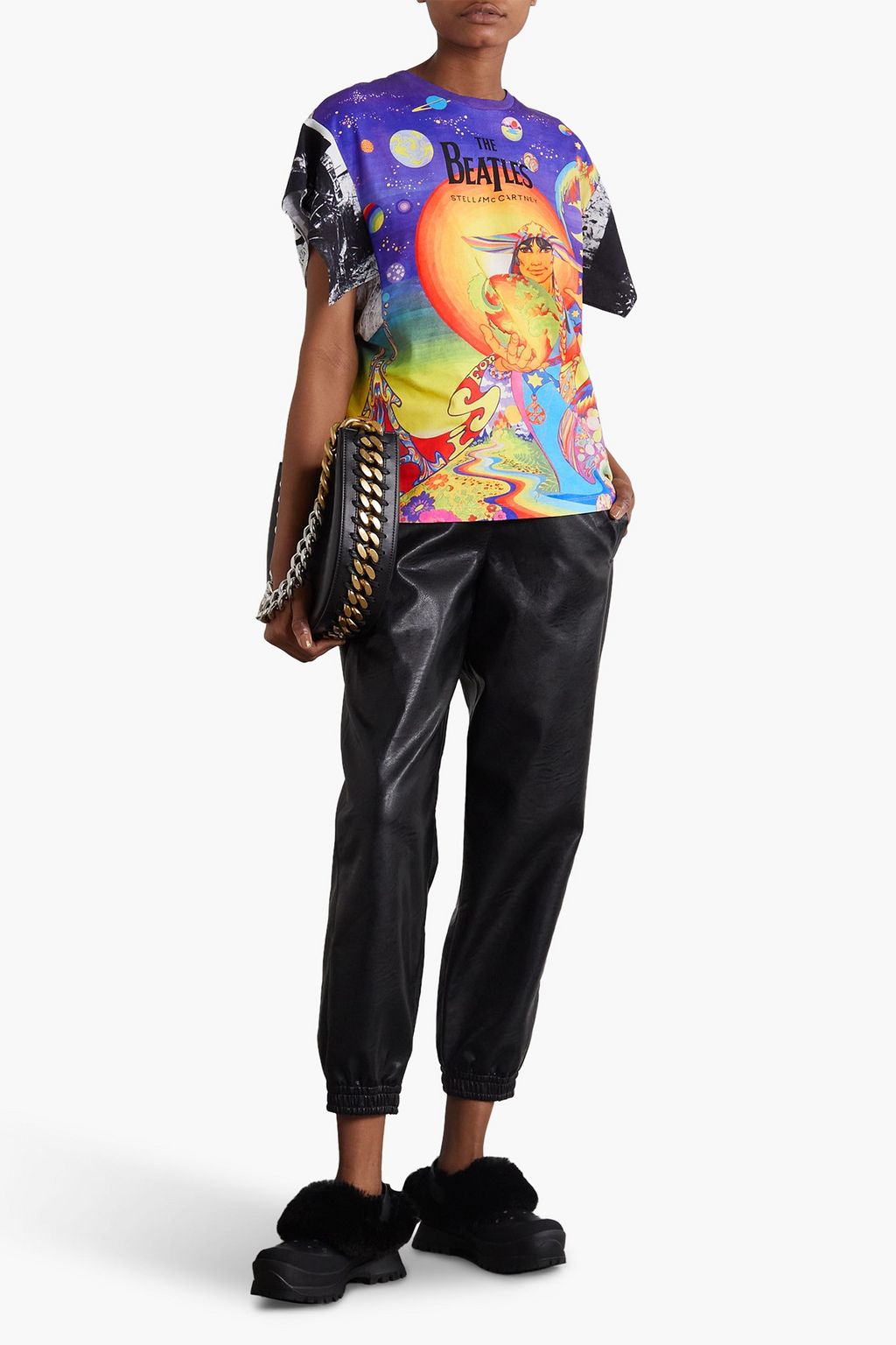 STELLA MCCARTNEY + The Beatles Get Back printed cotton-jersey T-shirt ...