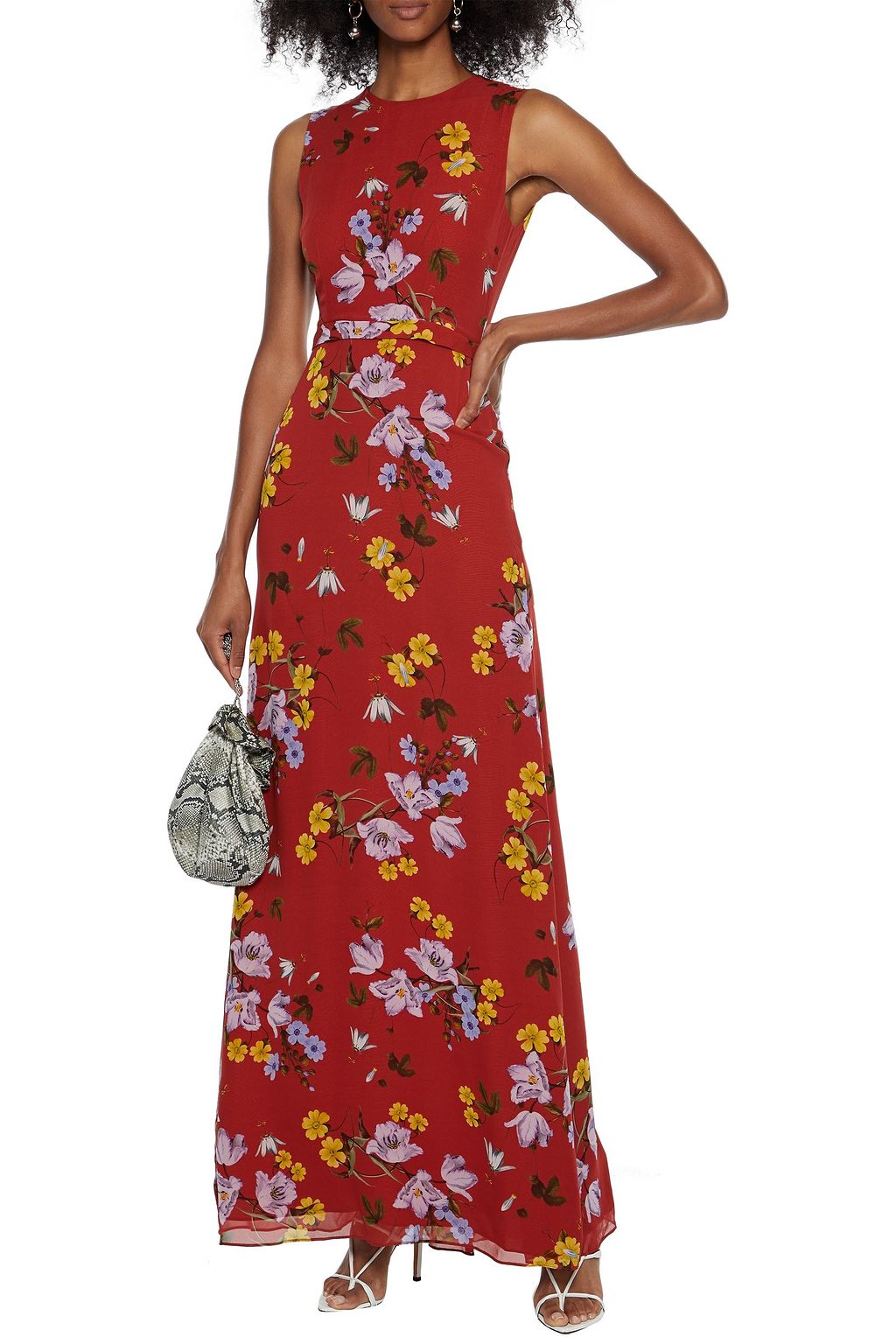 ERDEM Morwenna floral-print silk-chiffon maxi dress