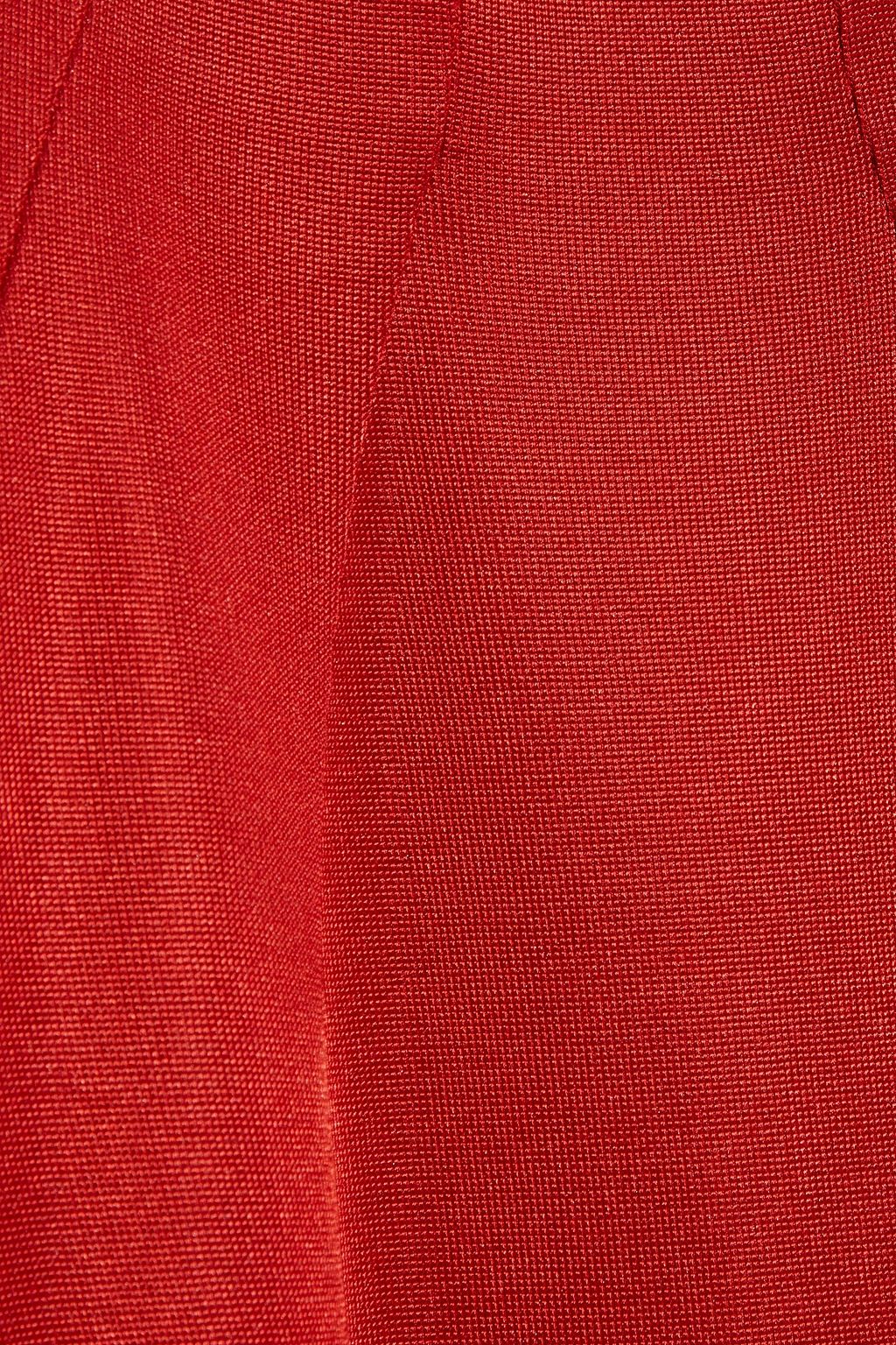 FLEUR DU MAL Slinky satin-jersey midi dress