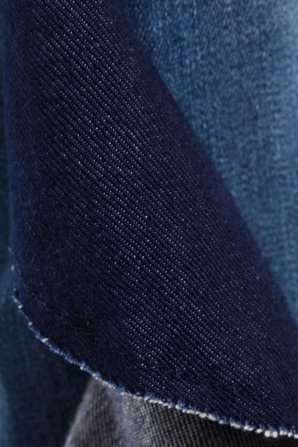 J BRAND Cropped ruffled mid-rise bootcut jeans