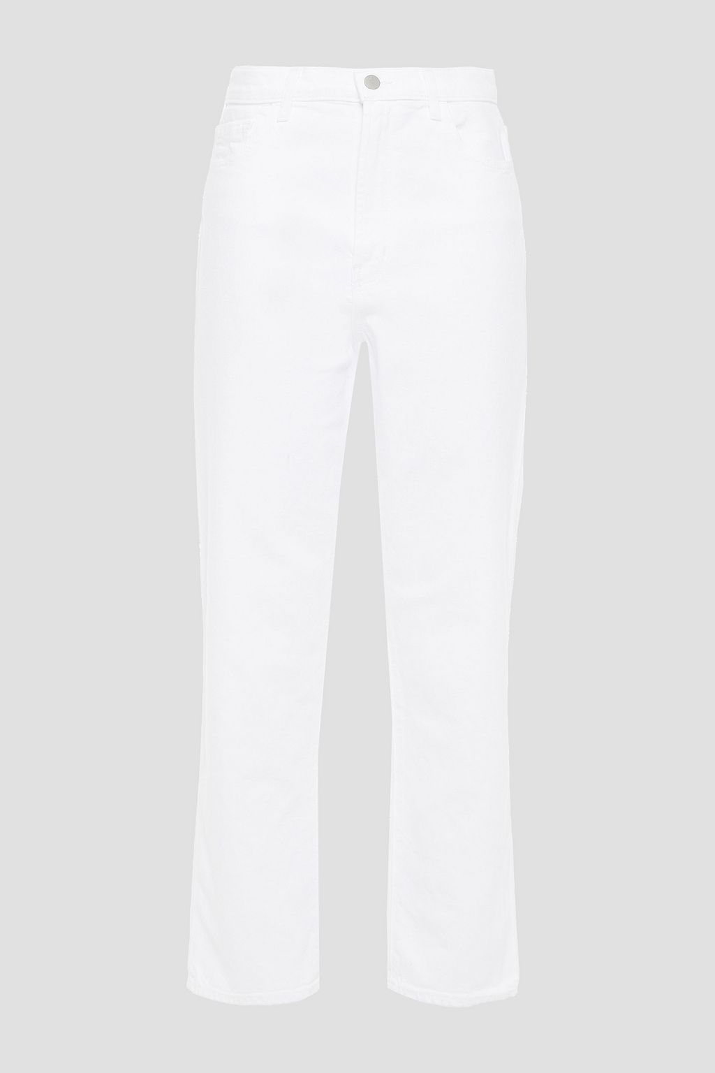 White High-rise straight-leg jeans | Sale up to 70% off | THE OUTNET | J  BRAND | THE OUTNET