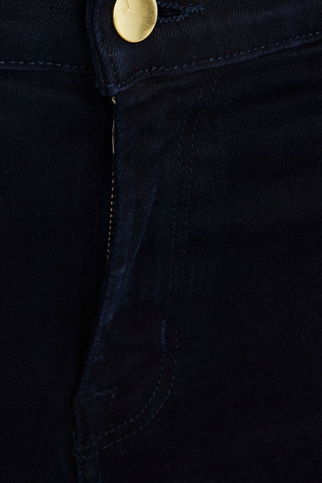 J BRAND Hoch sitzende Skinny Jeans in Distressed-Optik