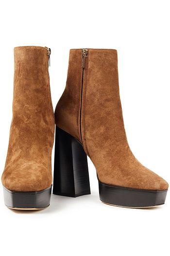 jimmy choo 125mm bryn leather platform booties