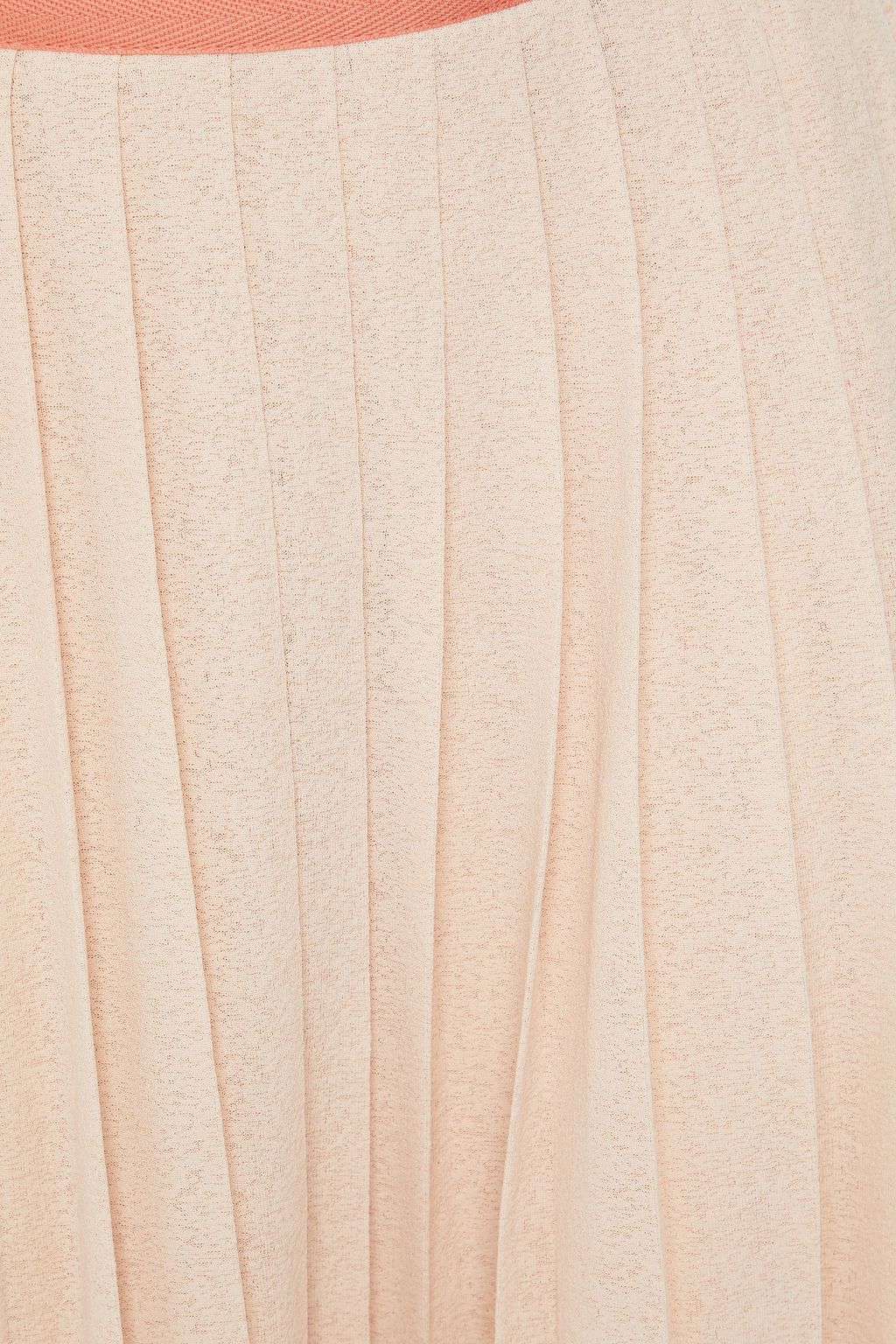 SEE BY CHLOÉ Pleated slub jersey midi skirt
