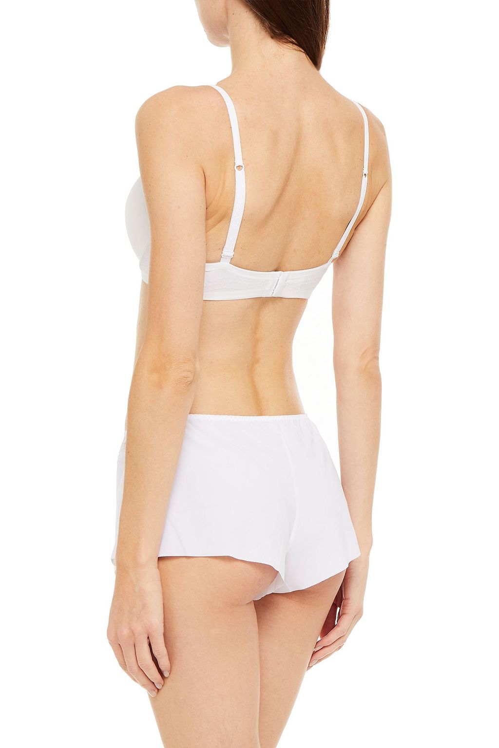 SIMONE PÉRÈLE Mesh-trimmed high-rise briefs
