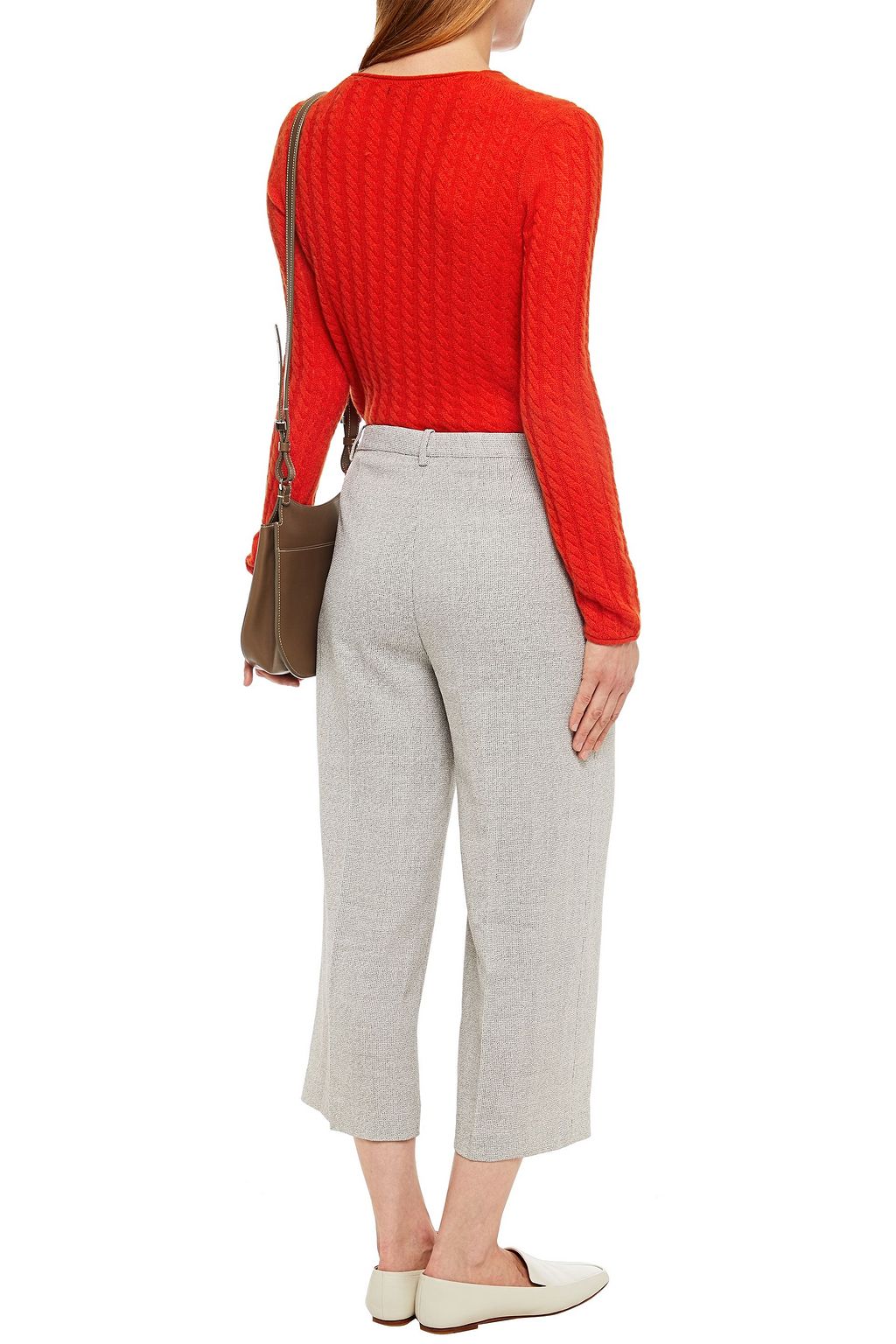 THEORY Cable-knit cashmere sweater